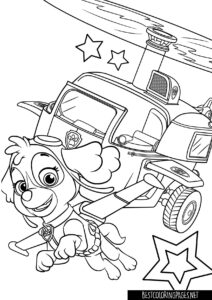 Paw patrol coloring pages