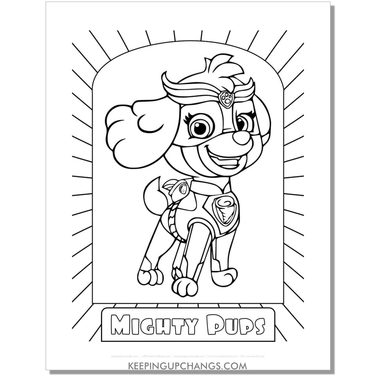 Free paw patrol coloring pages sheets popular printables