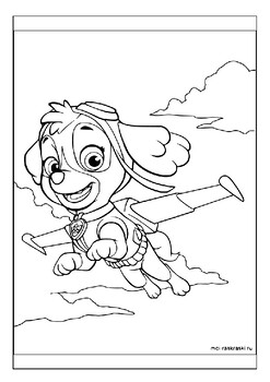 Enhance fine motor skills with printable paw patrol coloring pages for kids