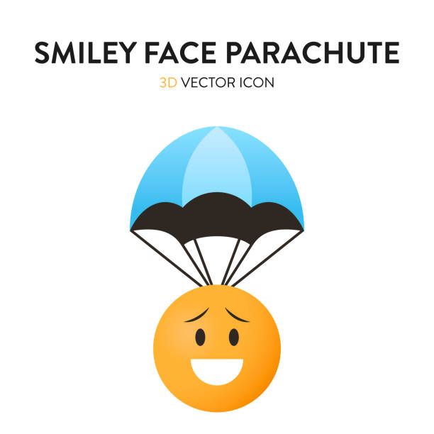 Parachuting funny stock illustrations royalty