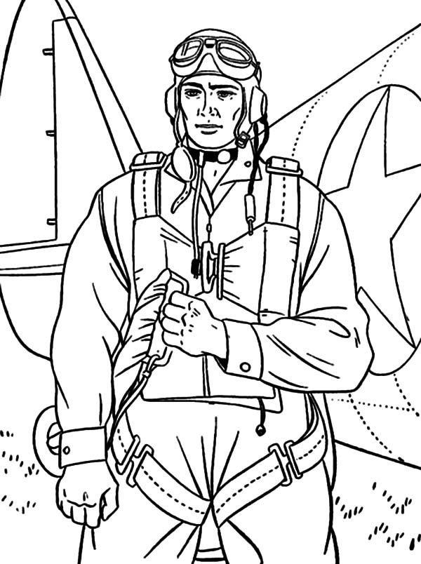 Skydiving coloring pages