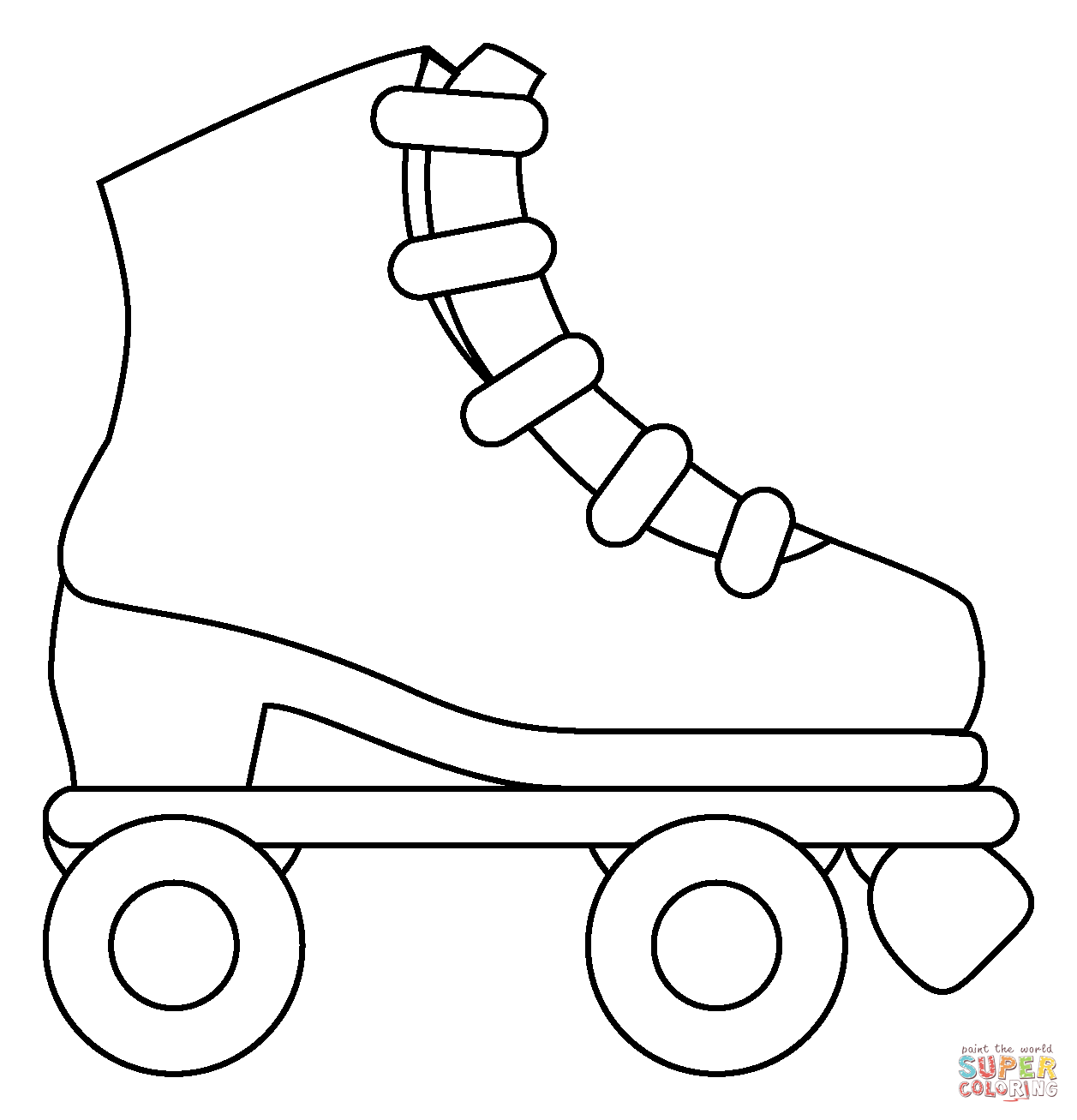 Roller skate emoji coloring page free printable coloring pages