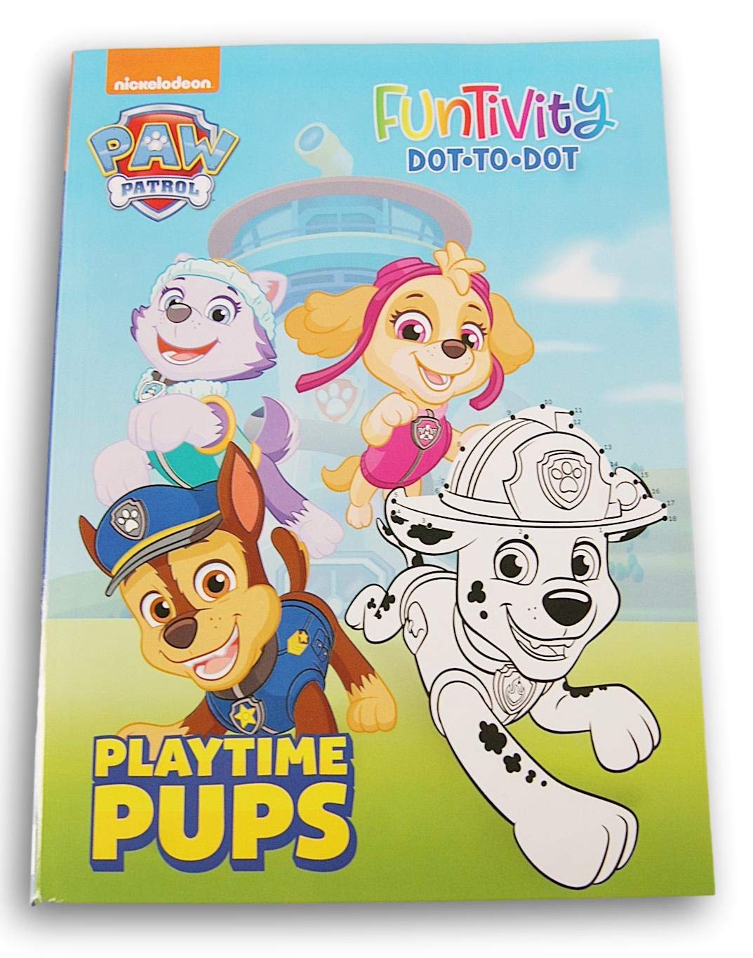 Pup patrol coloring book with marshall skye everest chase paw dot