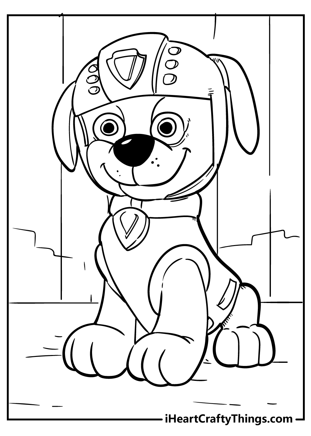 Paw patrol coloring pages free printables