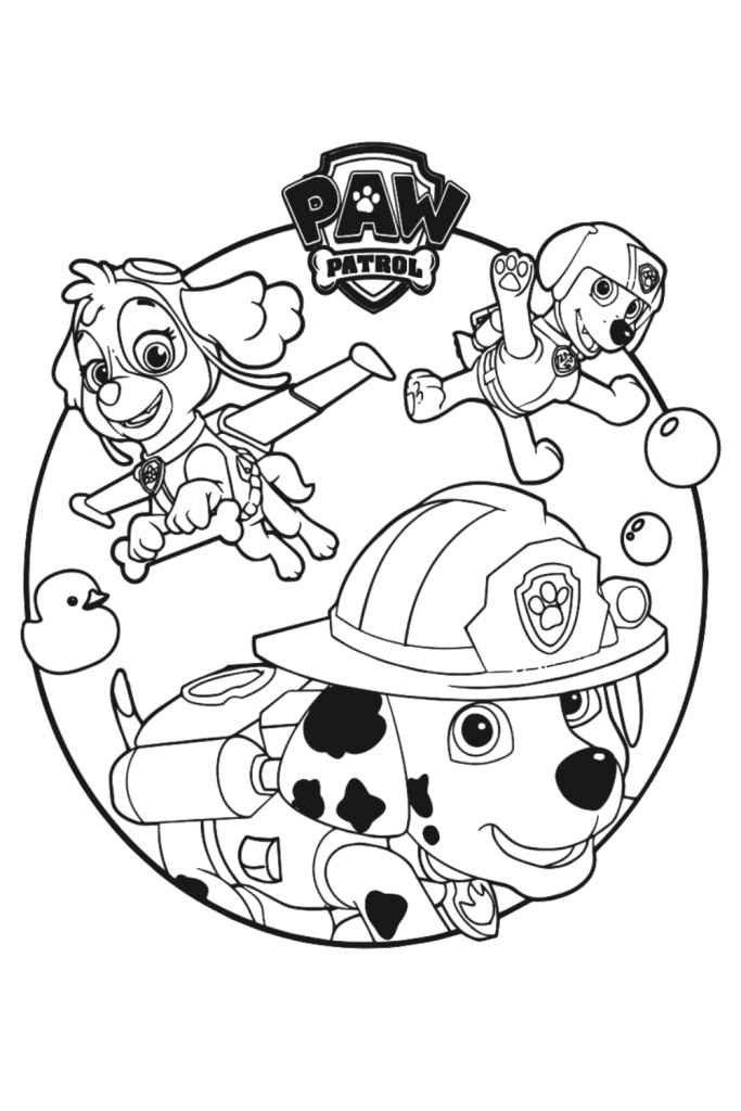 Paw patrol skye loring pages free