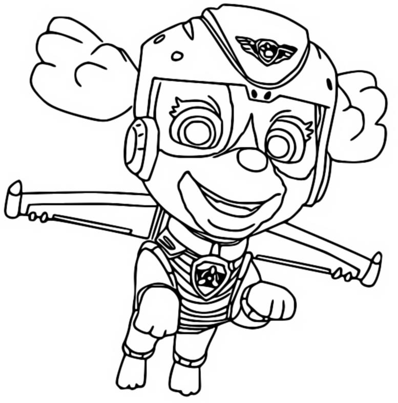 Coloring pages paw patrol