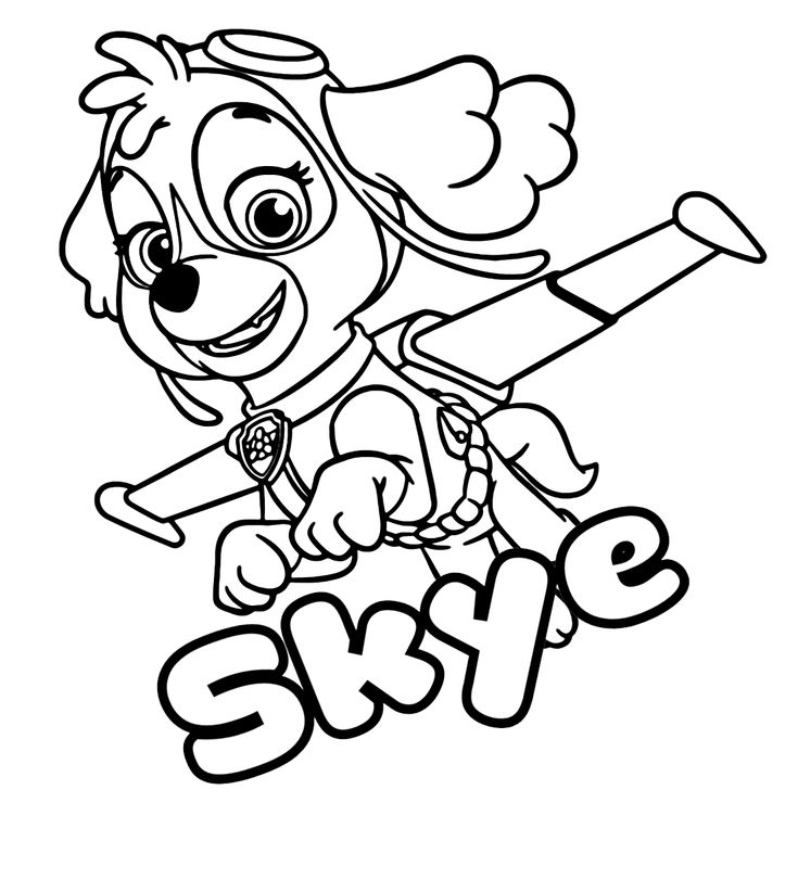 Skye paw patrol coloring pages ideas paw patrol coloring pages paw patrol coloring skye paw patrol