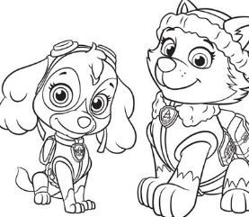 Paw patrol coloring pages