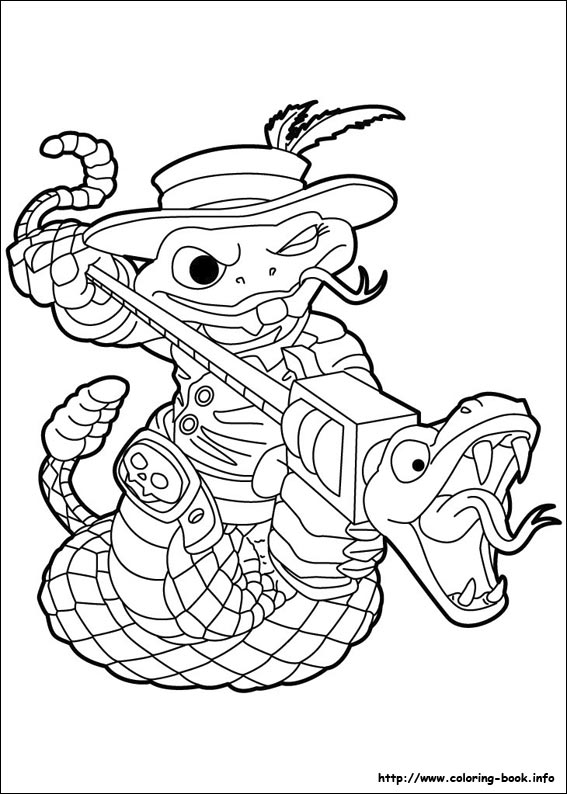 Skylanders coloring picture