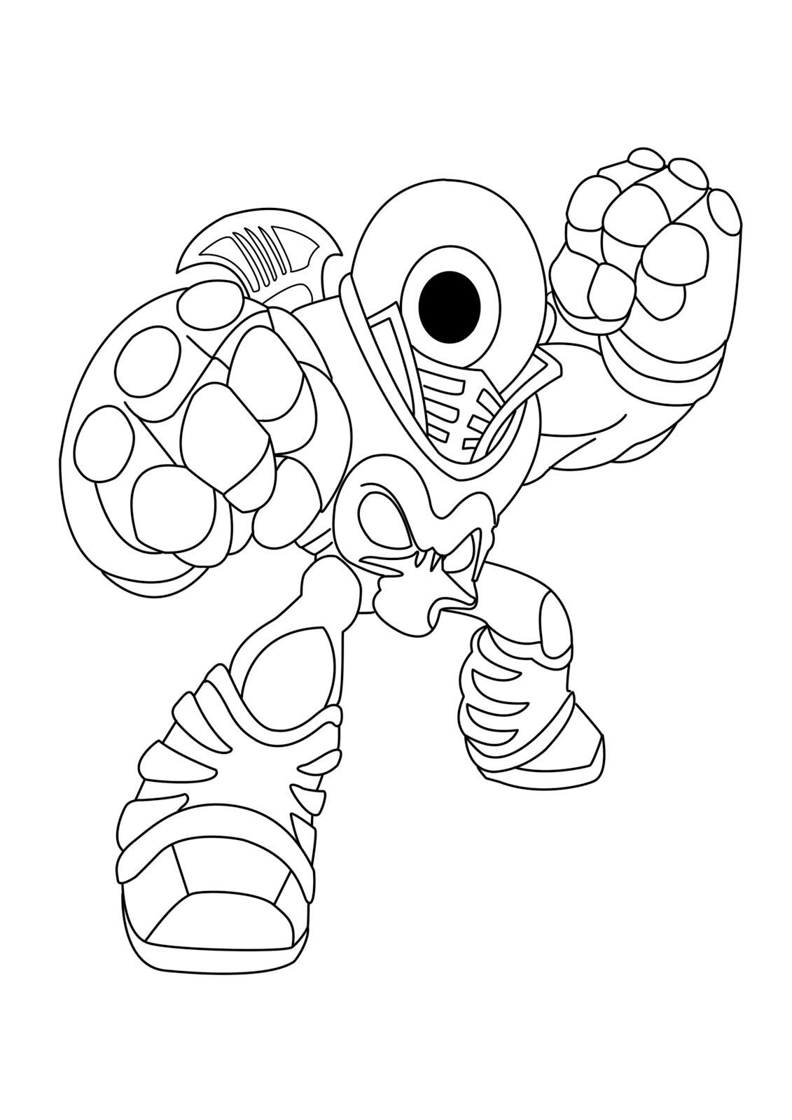 Free printable skylander giants coloring pages for kids