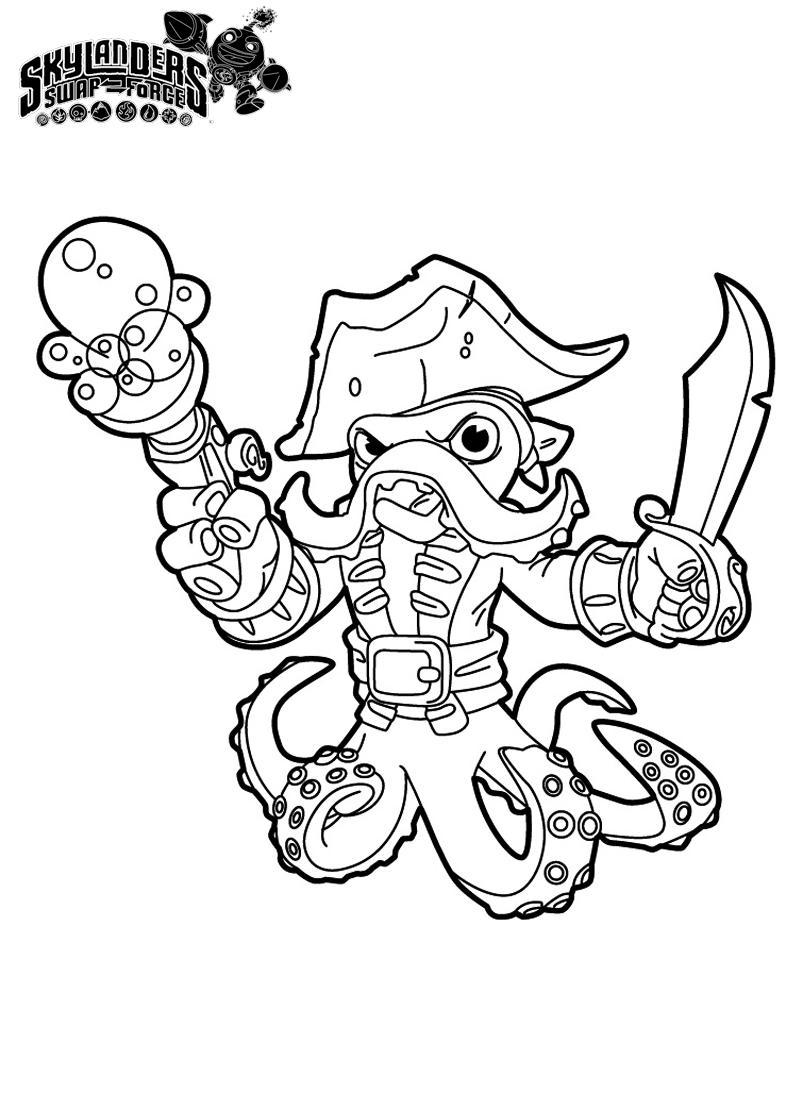 Skylanders coloring pages