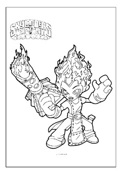 Skylander trap team coloring pages the ultimate adventure for your child p