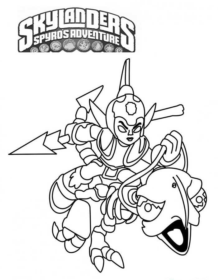 Coloring skylanders spyros adventure