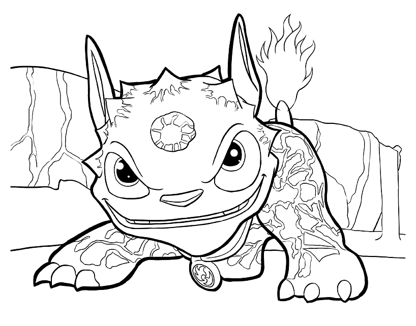 Skylanders coloring pages for kids