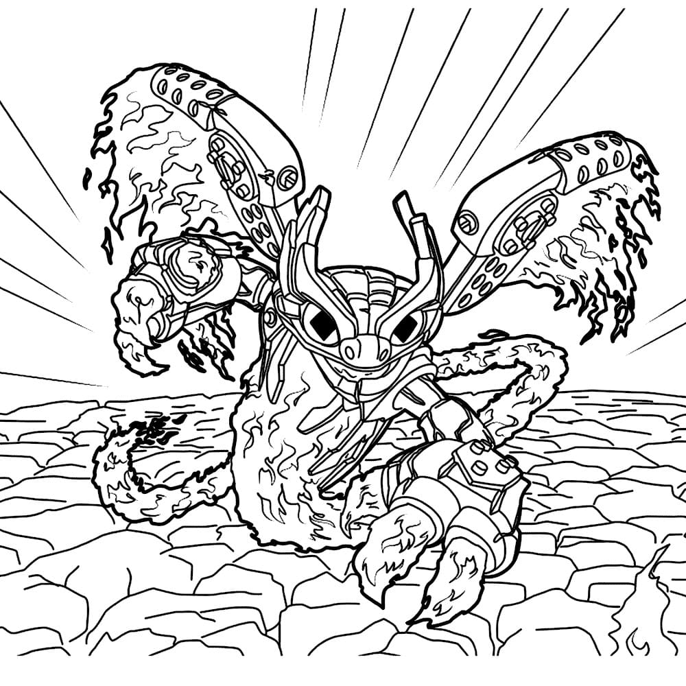 Skylanders coloring pages