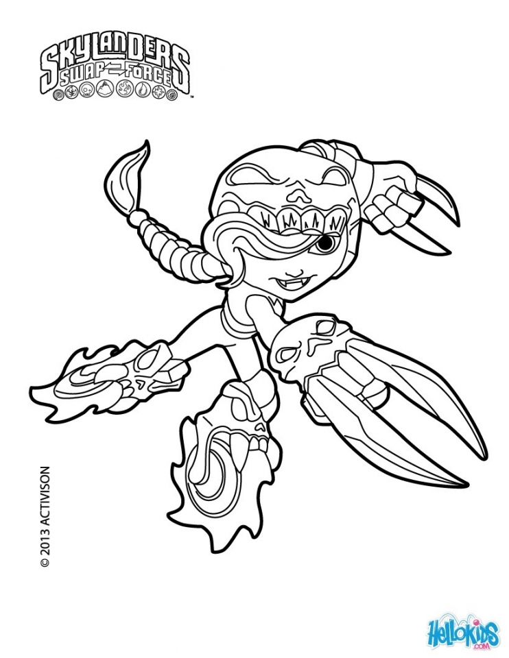 Get this skylander coloring pages to print