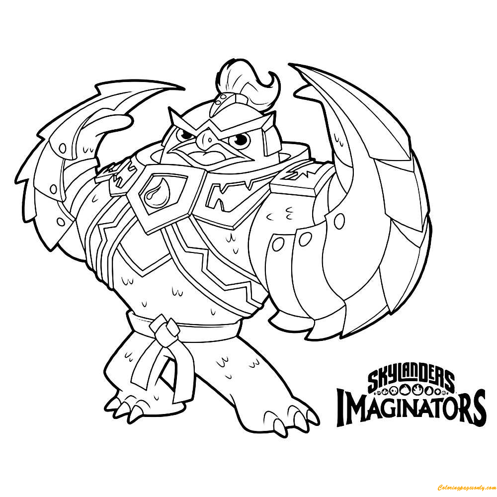 Skylanders coloring pages