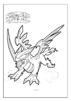 Skylander trap team coloring pages the ultimate adventure for your child p