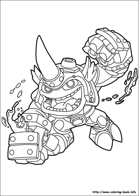 Skylanders coloring picture