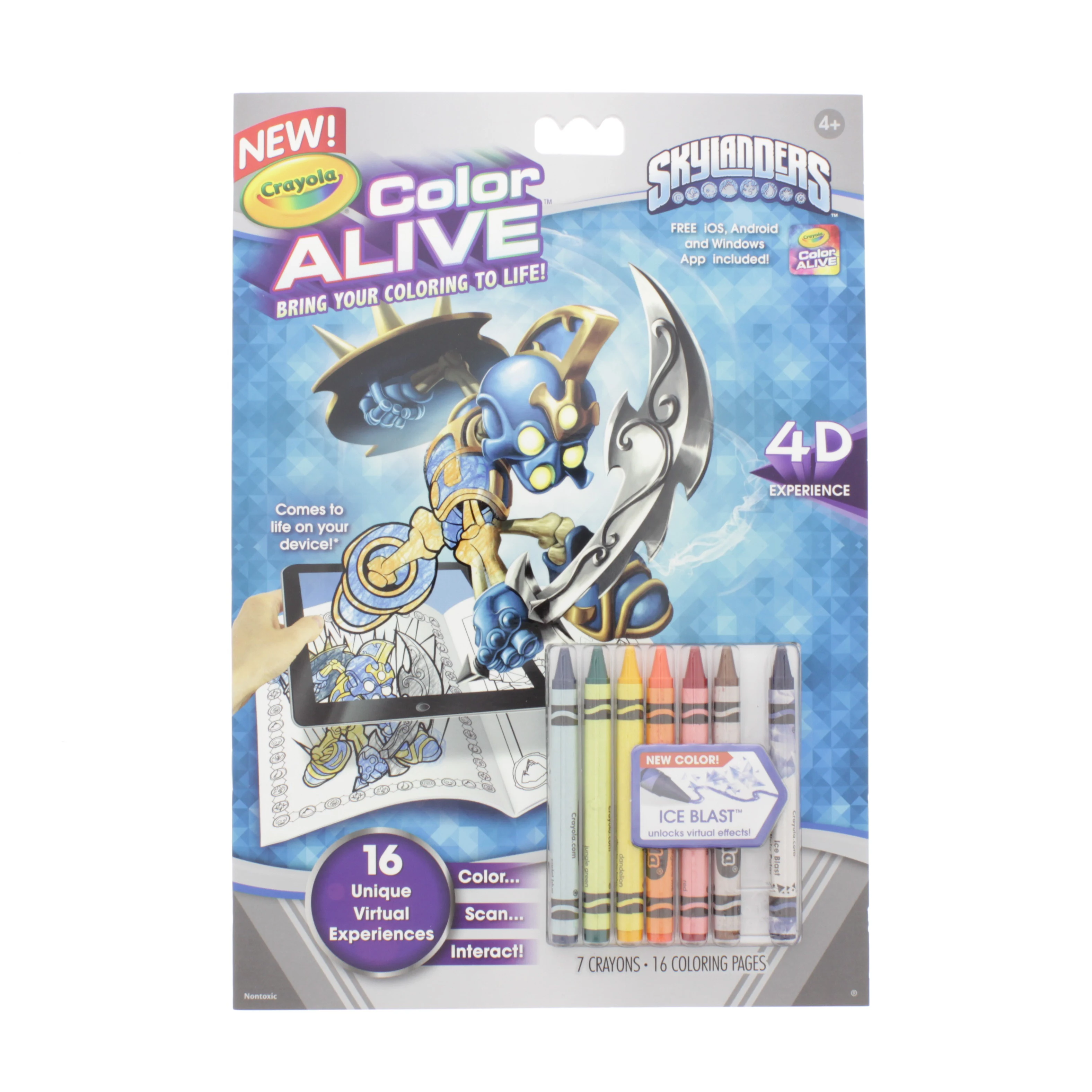 Crayola color alive skylanders coloring book