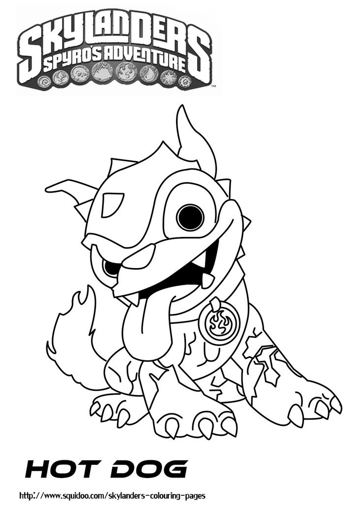 Skylanders printable coloring pages printable coloring pages coloring pages inspirational dog coloring page