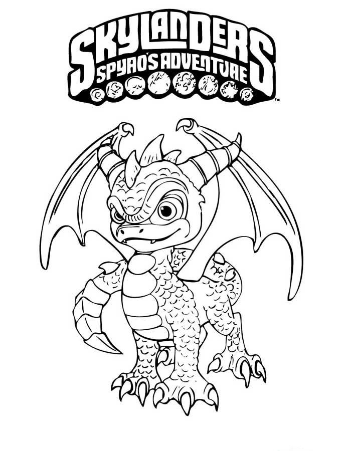 Skylanders spyros adventure coloring pages coloring pages for boys space coloring pages printable coloring pages