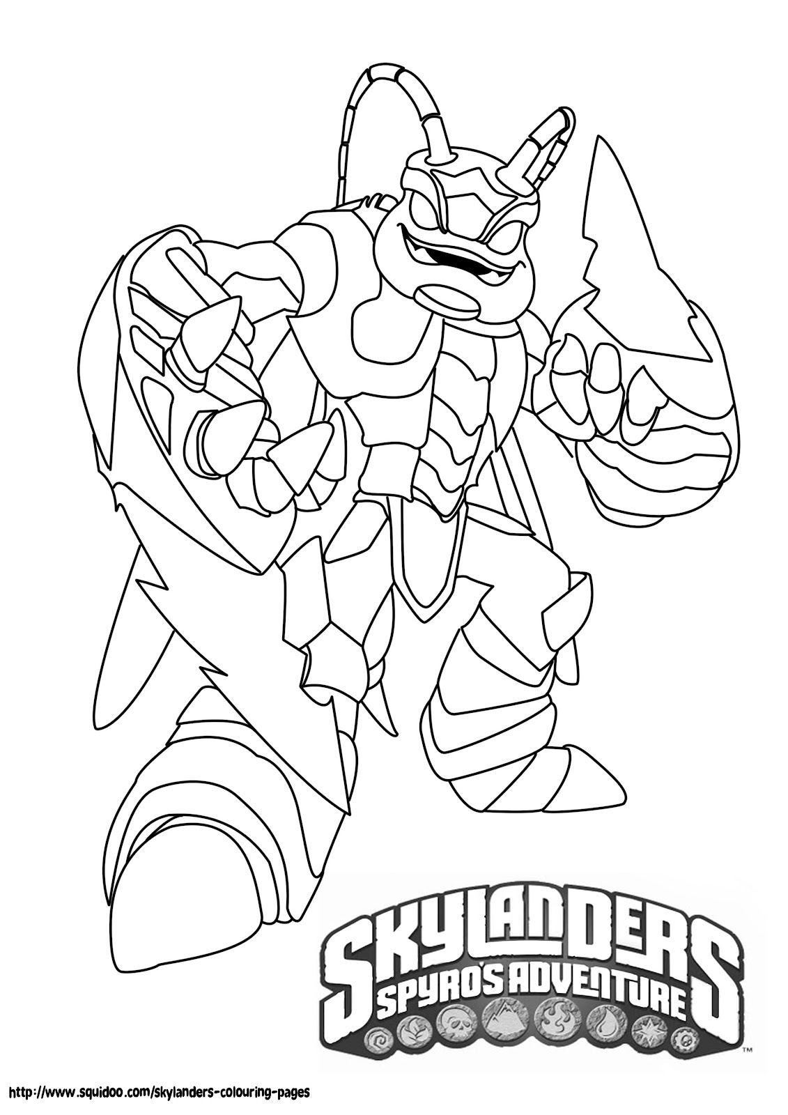 Printable skylanders coloring pages â feisty frugal fabulous