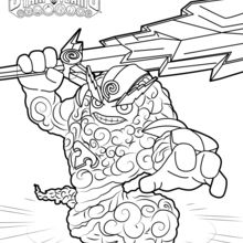 Thunder bolt coloring pages