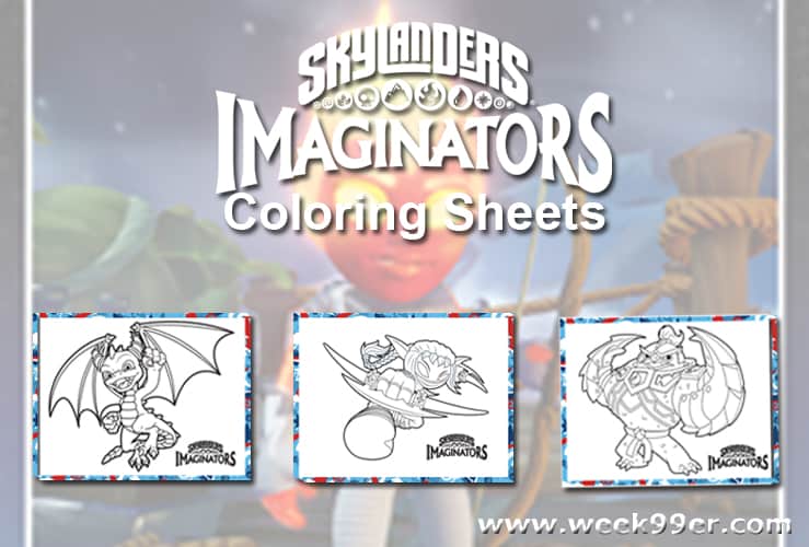 Skylanders summer games printable coloring sheets trainingfor skylanders