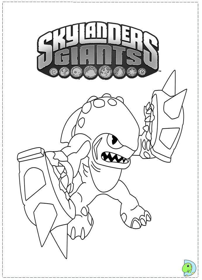 Skylanders coloring page