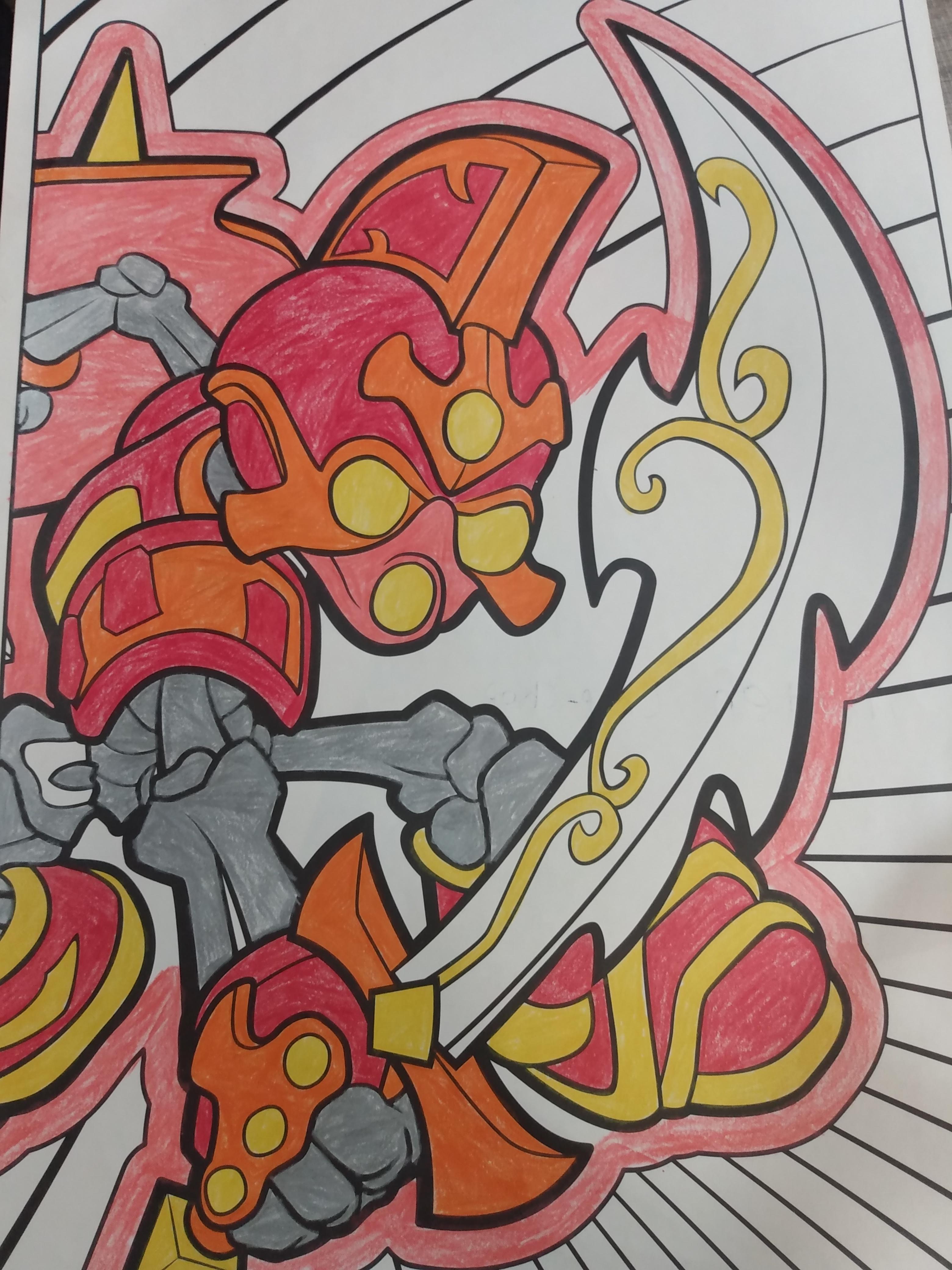 Soi found an old skylanders coloring sheet and decided to have some fun with it rskylanders