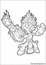 Skylanders coloring pages on coloring