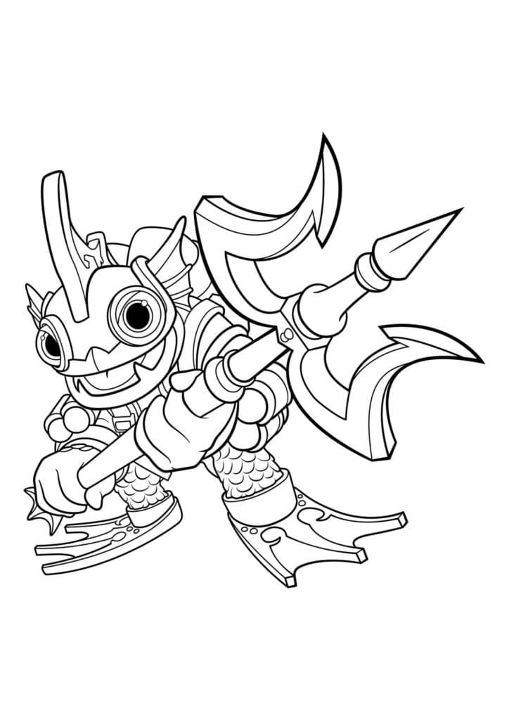 Skylanders coloring pages