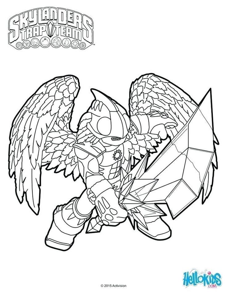 Skylanders coloring pages pdf