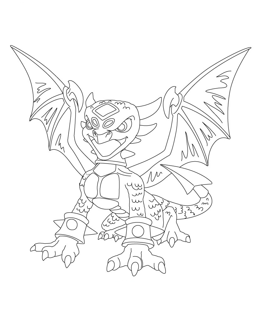 Free printable skylander giants coloring pages for kids