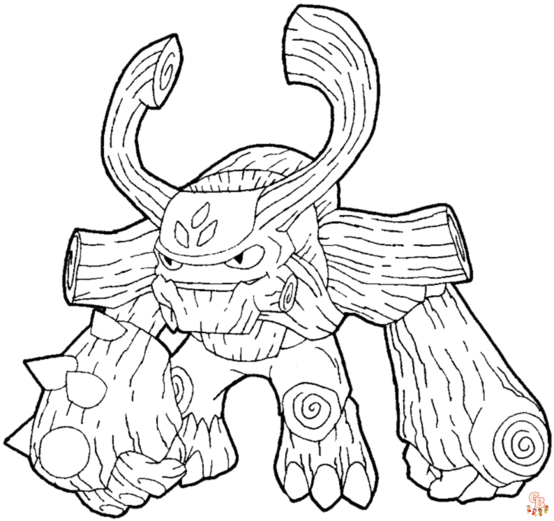 Skylanders coloring pages printable free easy and fun for kids