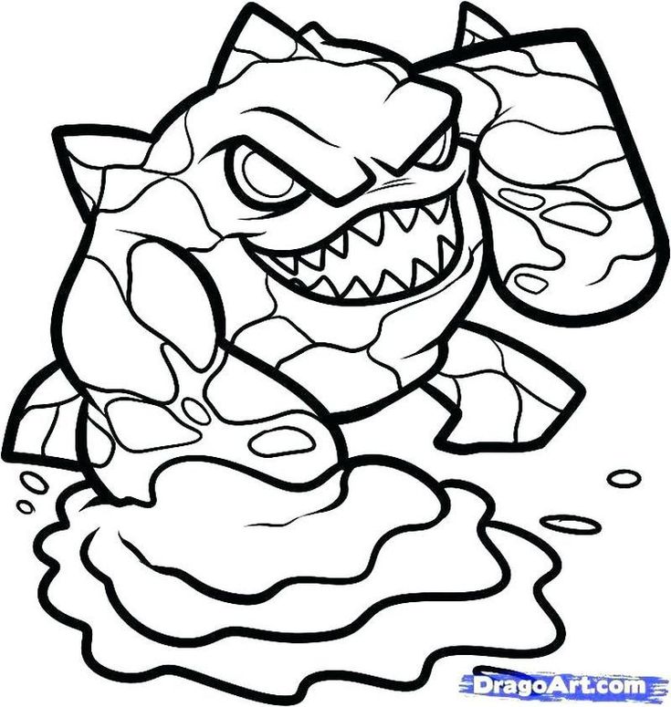 Skylanders coloring pages pdf