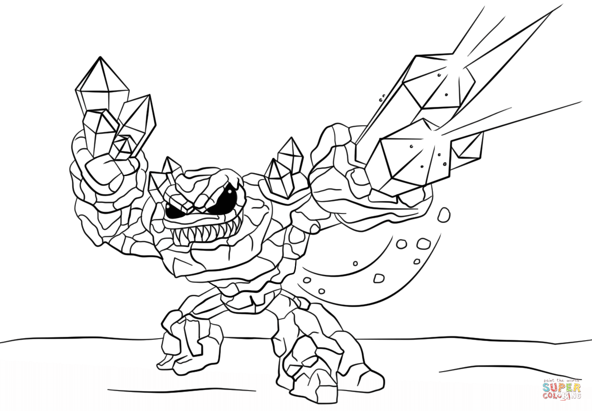 Skylanders hyper beam coloring page free printable coloring pages