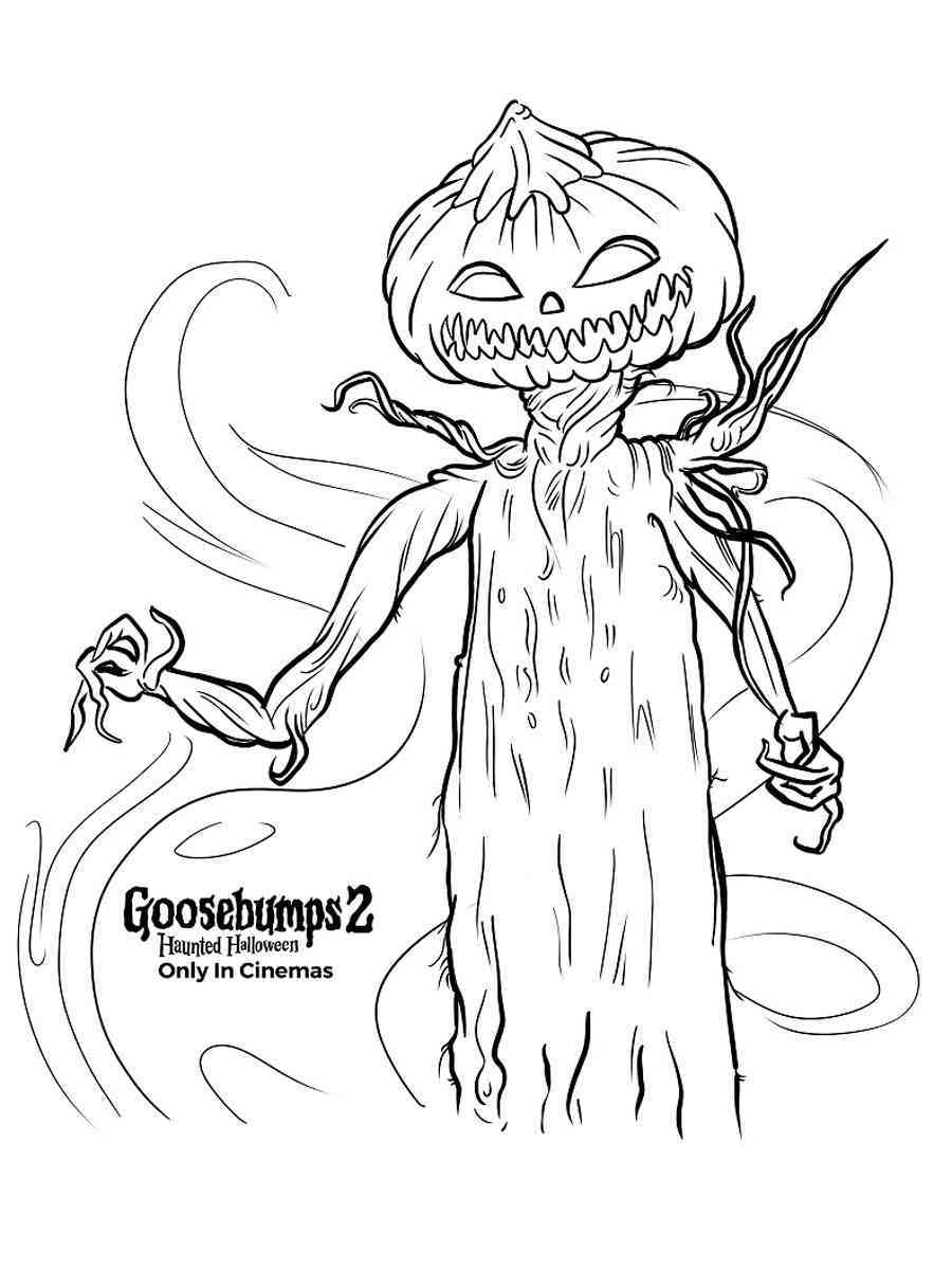 Goosebumps coloring pages