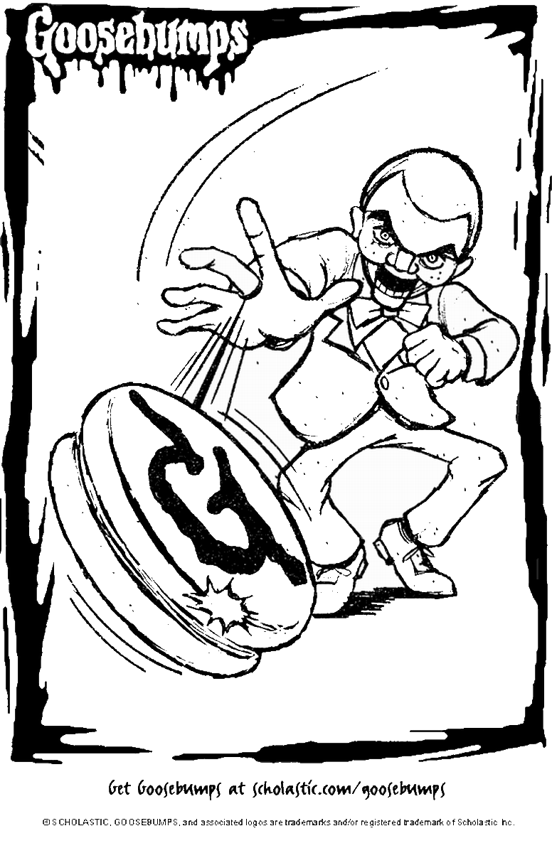 Goosbumps coloring pages goosebumps coloring pages cool coloring pages