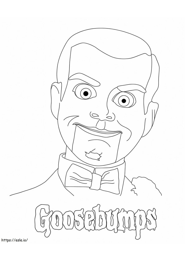 Slappy simple coloring pages