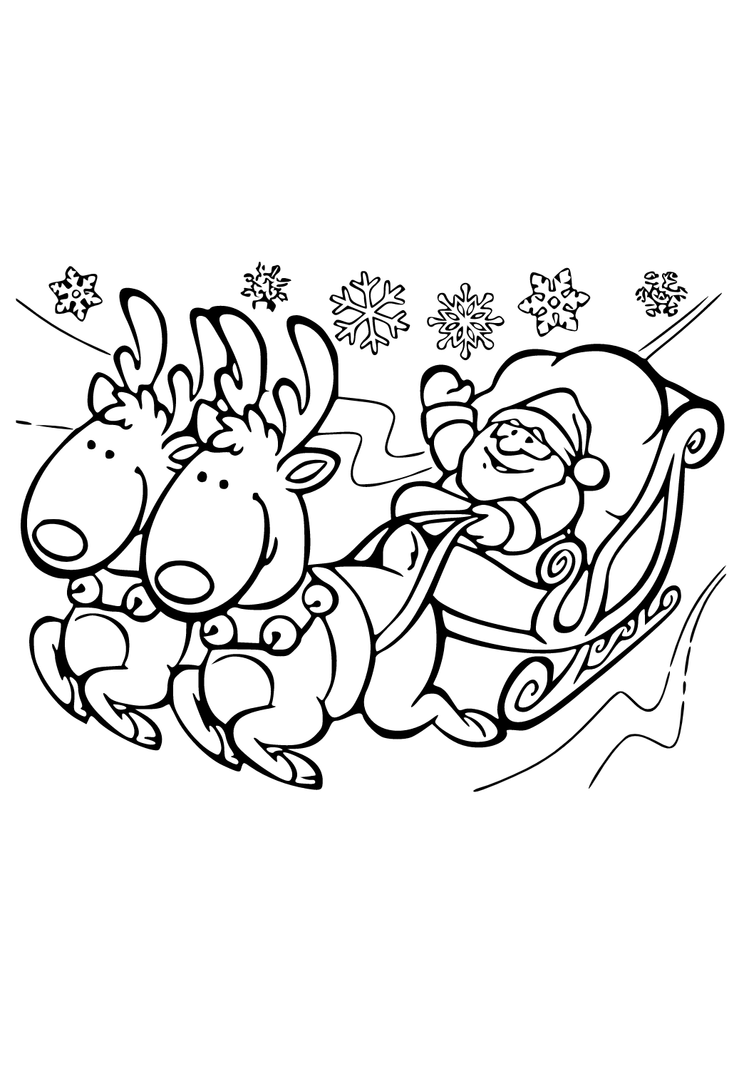 Free printable holiday sled coloring page sheet and picture for adults and kids girls and boys