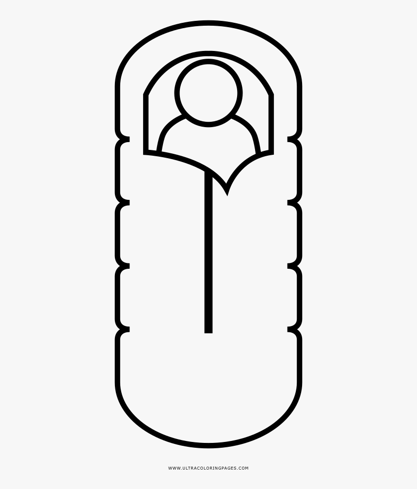 Sleeping bag coloring page ultra pages and