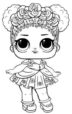 Lol dolls coloring pages