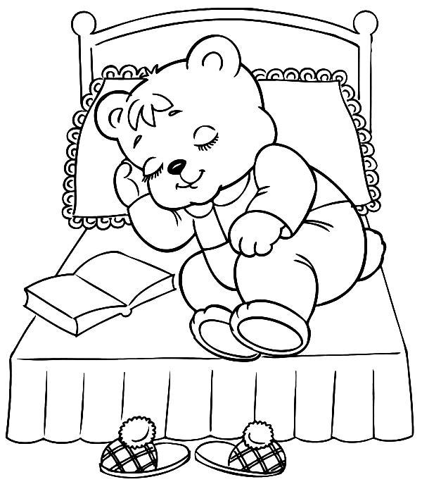 Teddy bear coloring pages printable for free download