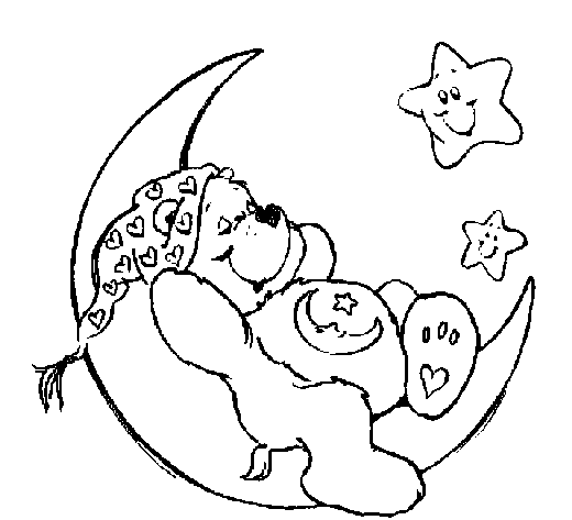 Free printable care bears coloring pages