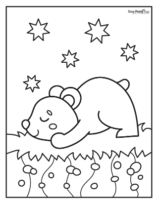 Bear coloring pages