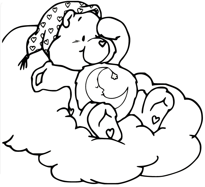 Care bears coloring pages printable for free download