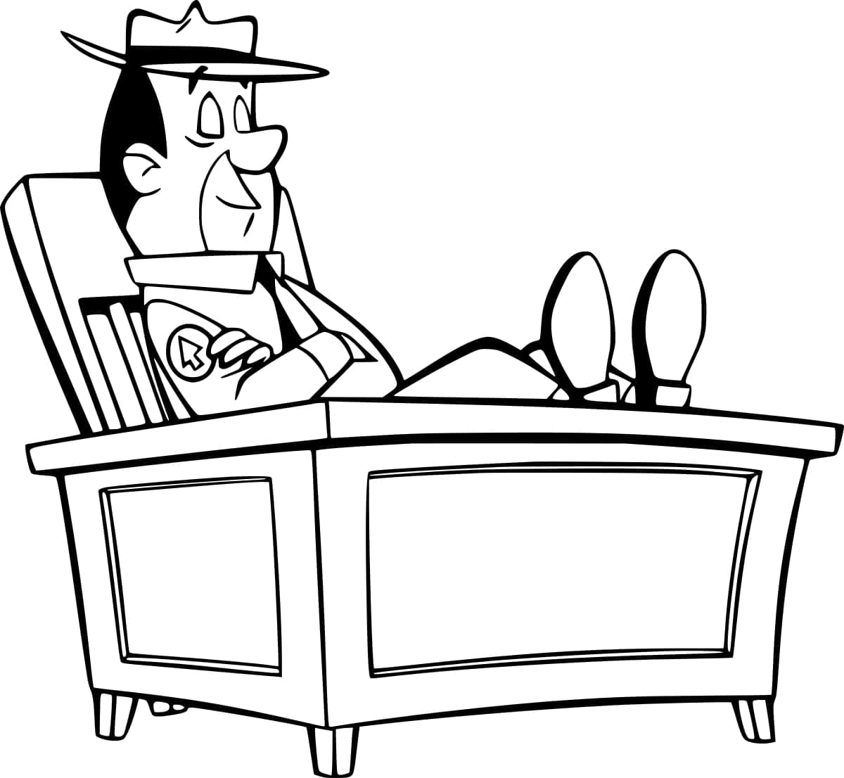 Sleeping ranger smith coloring page