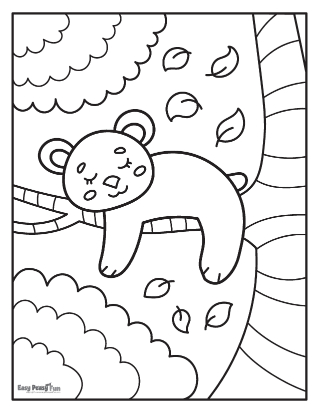 Bear coloring pages